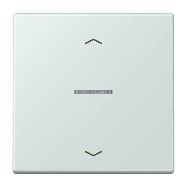 Jung LC101KO5P215 Wippe für Taster 1-fach mit Lichtleiter mit Pfeilsymbolen (Duroplast lackiert) Céruléen Pale Les Couleurs® Le Corbusier