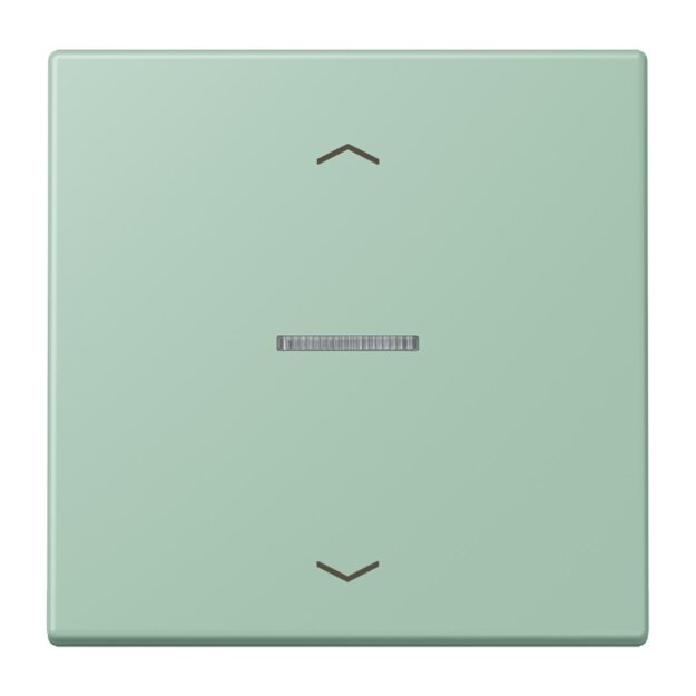 Jung LC101KO5P217 Wippe für Taster 1-fach mit Lichtleiter mit Pfeilsymbolen (Duroplast lackiert) Vert Anglais Clair Les Couleurs® Le Corbusier