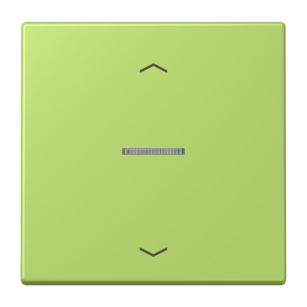 Jung LC101KO5P221 Wippe für Taster 1-fach mit Lichtleiter mit Pfeilsymbolen (Duroplast lackiert) Vert Clair Les Couleurs® Le Corbusier
