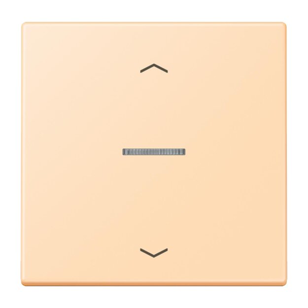 Jung LC101KO5P223 Wippe für Taster 1-fach mit Lichtleiter mit Pfeilsymbolen (Duroplast lackiert) Ocre Les Couleurs® Le Corbusier