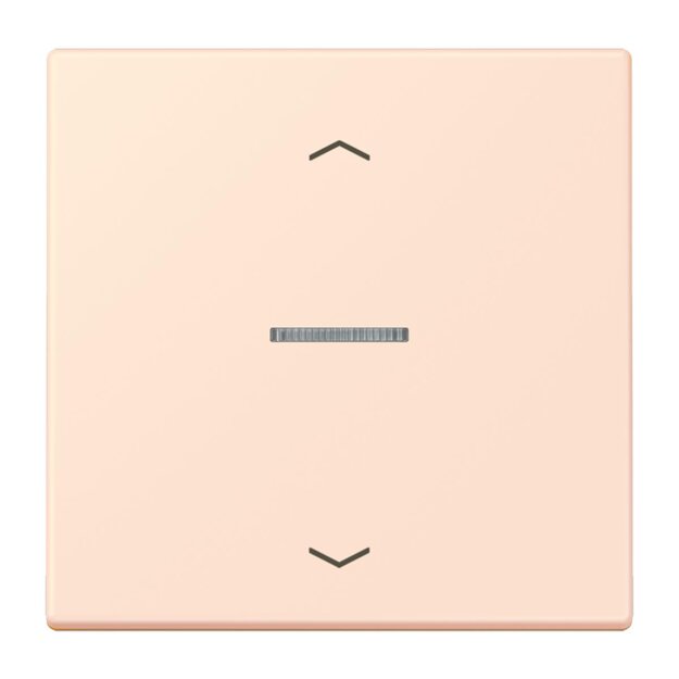 Jung LC101KO5P226 Wippe für Taster 1-fach mit Lichtleiter mit Pfeilsymbolen (Duroplast lackiert) Orange Pâle Les Couleurs® Le Corbusier