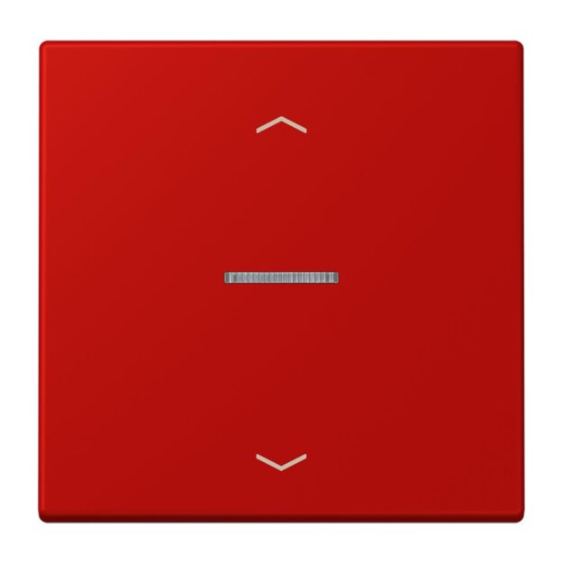 Jung LC101KO5P227 Wippe für Taster 1-fach mit Lichtleiter mit Pfeilsymbolen (Duroplast lackiert) Rouge Vermillon 31 Les Couleurs® Le Corbusier
