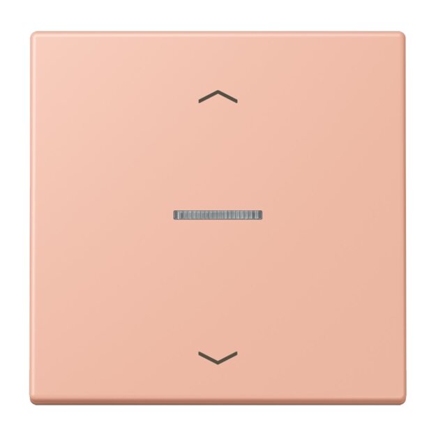 Jung LC101KO5P231 Wippe für Taster 1-fach mit Lichtleiter mit Pfeilsymbolen (Duroplast lackiert) Rose Clair Les Couleurs® Le Corbusier
