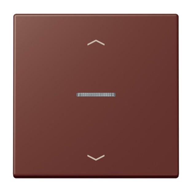 Jung LC101KO5P235 Wippe für Taster 1-fach mit Lichtleiter mit Pfeilsymbolen (Duroplast lackiert) Terre Sienne Brûlée 31 Les Couleurs® Le Corbusier