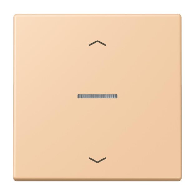 Jung LC101KO5P237 Wippe für Taster 1-fach mit Lichtleiter mit Pfeilsymbolen (Duroplast lackiert) Terre Sienne Claire 31 Les Couleurs® Le Corbusier