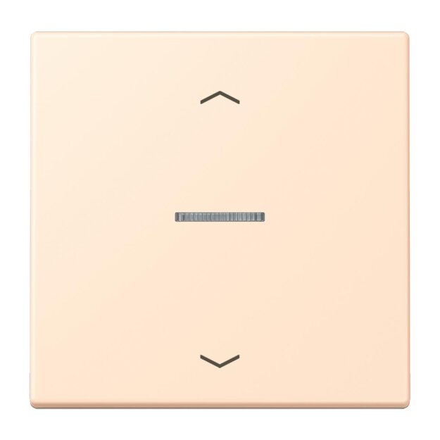 Jung LC101KO5P238 Wippe für Taster 1-fach mit Lichtleiter mit Pfeilsymbolen (Duroplast lackiert) Terre Sienne Pâle Les Couleurs® Le Corbusier