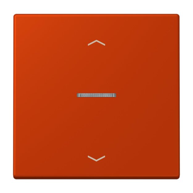 Jung LC101KO5P244 Wippe für Taster 1-fach mit Lichtleiter mit Pfeilsymbolen (Duroplast lackiert) Rouge Vermillon 59 Les Couleurs® Le Corbusier