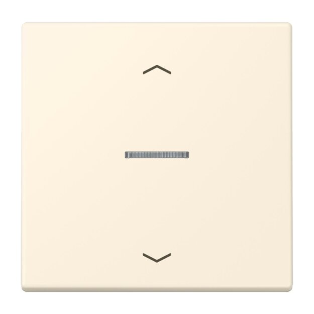 Jung LC101KO5P245 Wippe für Taster 1-fach mit Lichtleiter mit Pfeilsymbolen (Duroplast lackiert) Blanc Ivoire Les Couleurs® Le Corbusier