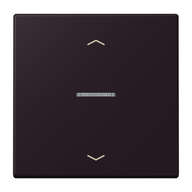 Jung LC101KO5P248 Wippe für Taster 1-fach mit Lichtleiter mit Pfeilsymbolen (Duroplast lackiert) Noir DIvoire Les Couleurs® Le Corbusier