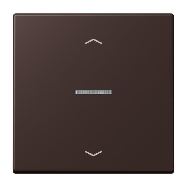 Jung LC101KO5P252 Wippe für Taster 1-fach mit Lichtleiter mit Pfeilsymbolen (Duroplast lackiert) Terre D’Ombre Brûlée 59 Les Couleurs® Le Corbusier