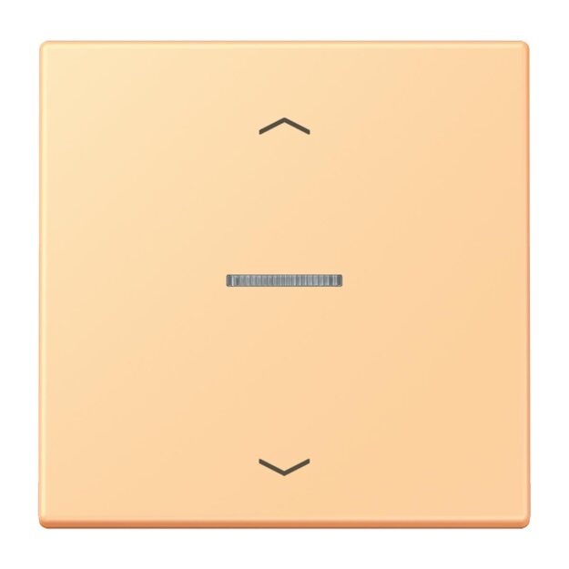 Jung LC101KO5P258 Wippe für Taster 1-fach mit Lichtleiter mit Pfeilsymbolen (Duroplast lackiert) Terre Sienne Claire 59 Les Couleurs® Le Corbusier