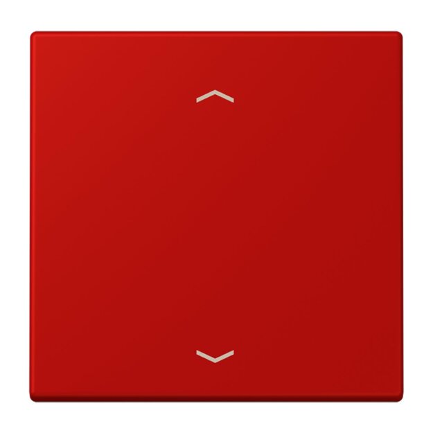 Jung LC101P227 Wippe mit Pfeilsymbolen für KNX Taster 1-fach (Duroplast lackiert) Rouge Vermillon 31 Les Couleurs® Le Corbusier
