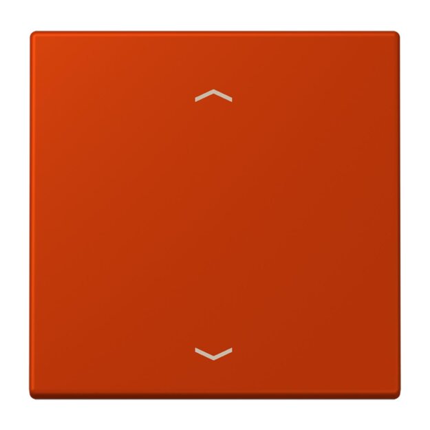 Jung LC101P244 Wippe mit Pfeilsymbolen für KNX Taster 1-fach (Duroplast lackiert) Rouge Vermillon 59 Les Couleurs® Le Corbusier