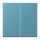 Jung LC102212 Wippe für KNX Taster 2-fach LC32031 Céruléen Vif Les Couleurs® Le Corbusier