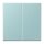 Jung LC102214 Wippe für KNX Taster 2-fach LC32033 Céruléen Clair Les Couleurs® Le Corbusier