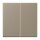 Jung LC102242 Wippe für KNX Taster 2-fach LC32141 Ombre Naturelle Moyenne Les Couleurs® Le Corbusier