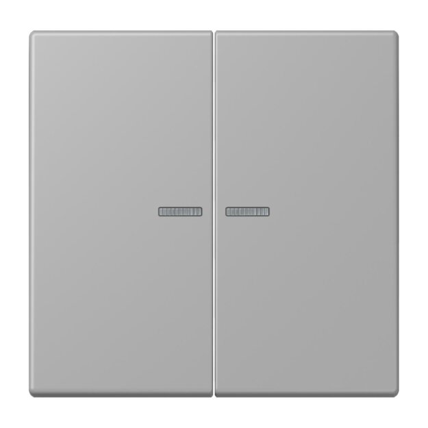 Jung LC102KO5204 Wippe mit Lichtleiter für KNX Taster 2-fach Gris Moyen Les Couleurs® Le Corbusier