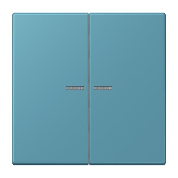 Jung LC102KO5212 Wippe mit Lichtleiter für KNX Taster 2-fach Céruléen Vif Les Couleurs® Le Corbusier