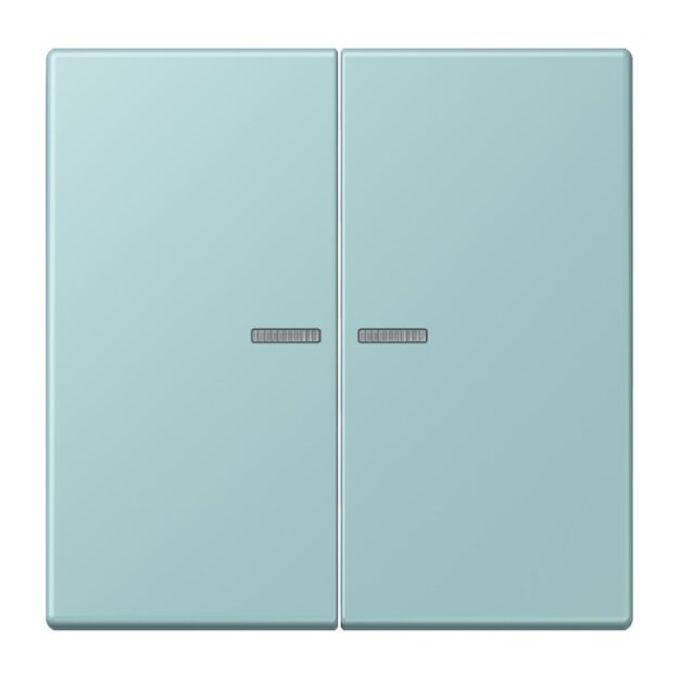Jung LC102KO5214 Wippe mit Lichtleiter für KNX Taster 2-fach Céruléen Clair Les Couleurs® Le Corbusier