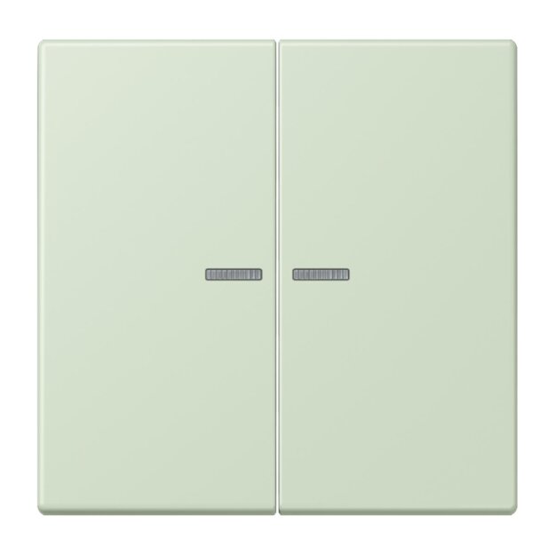 Jung LC102KO5218 Wippe mit Lichtleiter für KNX Taster 2-fach Vert Anglâis Pale Les Couleurs® Le Corbusier