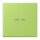Jung LC102KO5221 Wippe mit Lichtleiter für KNX Taster 2-fach Vert Clair Les Couleurs® Le Corbusier