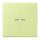 Jung LC102KO5222 Wippe mit Lichtleiter für KNX Taster 2-fach Vert Jaune Clair Les Couleurs® Le Corbusier