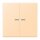 Jung LC102KO5223 Wippe mit Lichtleiter für KNX Taster 2-fach Ocre Les Couleurs® Le Corbusier
