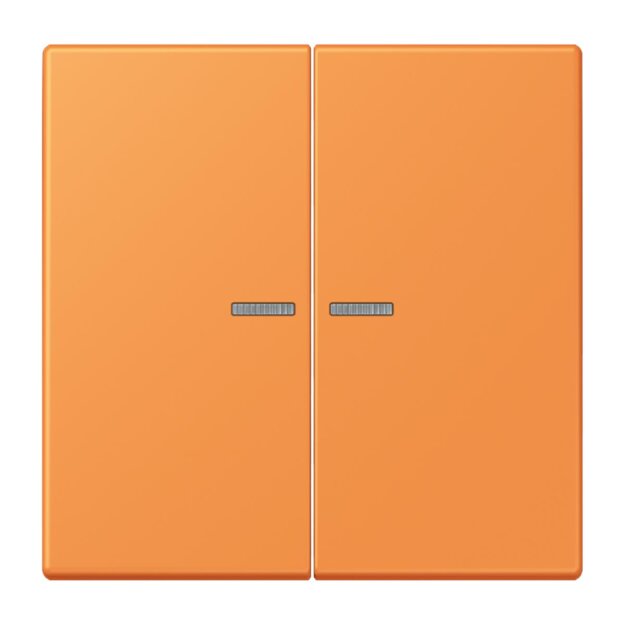 Jung LC102KO5225 Wippe mit Lichtleiter für KNX Taster 2-fach Orange Clair Les Couleurs® Le Corbusier