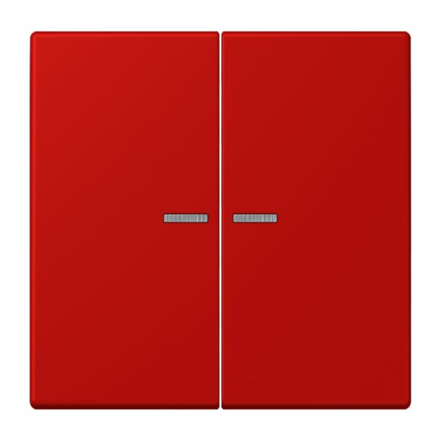 Jung LC102KO5227 Wippe mit Lichtleiter für KNX Taster 2-fach Rouge Vermillon 31 Les Couleurs® Le Corbusier