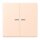Jung LC102KO5228 Wippe mit Lichtleiter für KNX Taster 2-fach Rose Pâle Les Couleurs® Le Corbusier