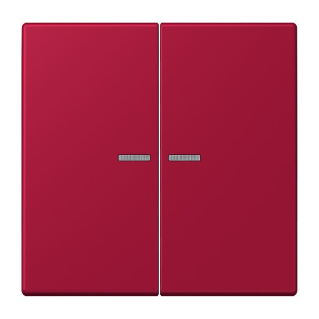 Jung LC102KO5229 Wippe mit Lichtleiter für KNX Taster 2-fach Rouge Carmin Les Couleurs® Le Corbusier