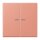 Jung LC102KO5233 Wippe mit Lichtleiter für KNX Taster 2-fach LOcre Rouge Moyen Les Couleurs® Le Corbusier