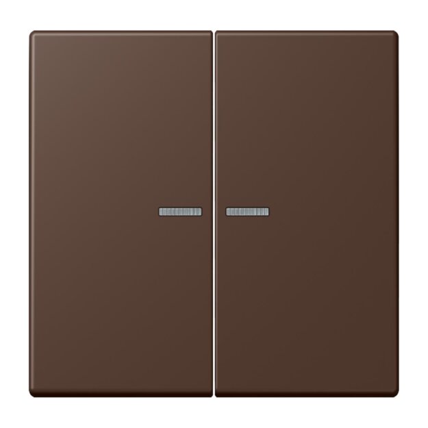 Jung LC102KO5239 Wippe mit Lichtleiter für KNX Taster 2-fach Terre DOmbre Brûlée 31 Les Couleurs® Le Corbusier