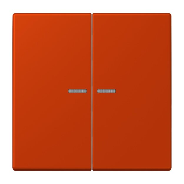 Jung LC102KO5244 Wippe mit Lichtleiter für KNX Taster 2-fach Rouge Vermillon 59 Les Couleurs® Le Corbusier