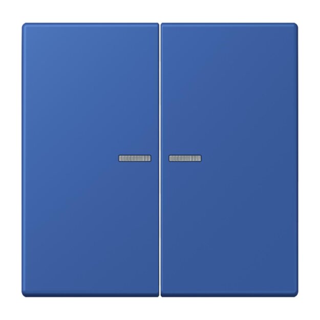 Jung LC102KO5253 Wippe mit Lichtleiter für KNX Taster 2-fach Bleu Outremer 59 Les Couleurs® Le Corbusier