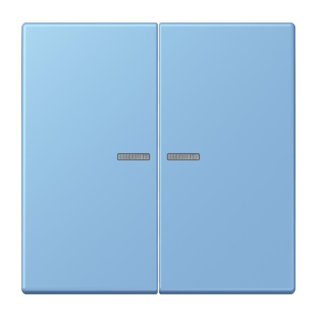 Jung LC102KO5256 Wippe mit Lichtleiter für KNX Taster 2-fach Bleu Céruléen 59 Les Couleurs® Le Corbusier