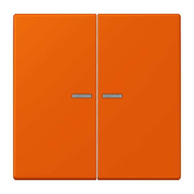 Jung LC102KO5260 Wippe mit Lichtleiter für KNX Taster 2-fach Orange Vif Les Couleurs® Le Corbusier