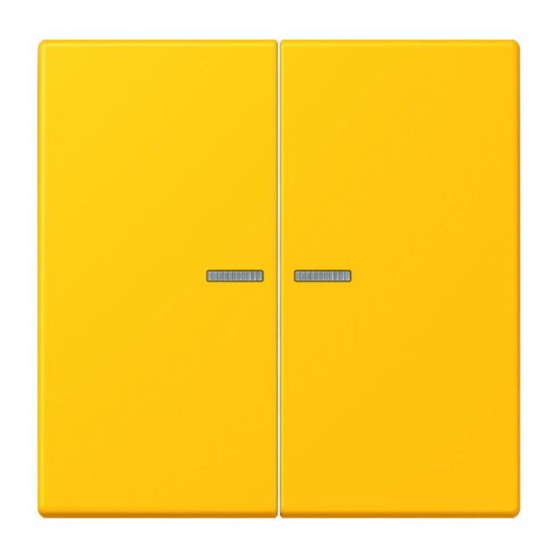 Jung LC102KO5263 Wippe mit Lichtleiter für KNX Taster 2-fach Le Jaune Vif Les Couleurs® Le Corbusier
