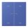 Jung LC102KO5P206 Wippe für Taster 2-fach mit Lichtleiter mit Pfeilsymbolen (Duroplast lackiert) Bleu Outremer 31 Les Couleurs® Le Corbusier