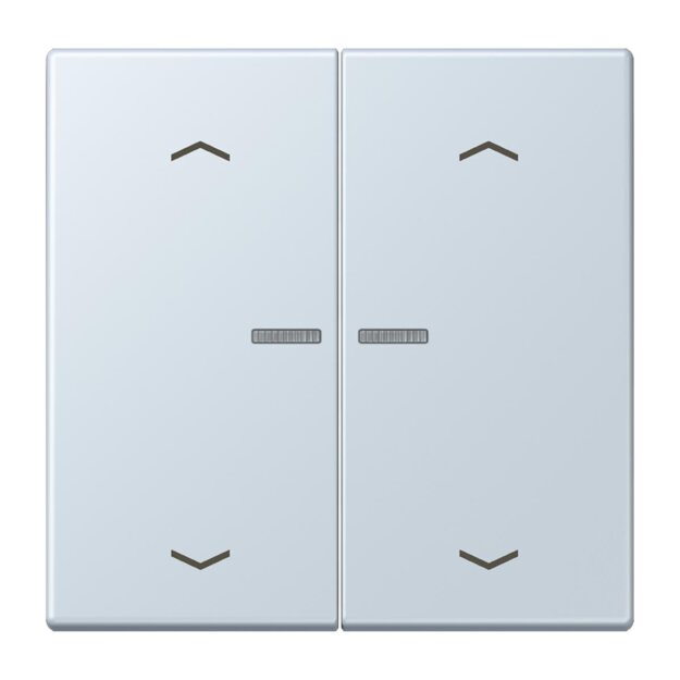Jung LC102KO5P209 Wippe für Taster 2-fach mit Lichtleiter mit Pfeilsymbolen (Duroplast lackiert) Outremer Pale Les Couleurs® Le Corbusier