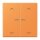 Jung LC102KO5P225 Wippe für Taster 2-fach mit Lichtleiter mit Pfeilsymbolen (Duroplast lackiert) Orange Clair Les Couleurs® Le Corbusier