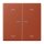 Jung LC102KO5P232 Wippe für Taster 2-fach mit Lichtleiter mit Pfeilsymbolen (Duroplast lackiert) LOcre Rouge Les Couleurs® Le Corbusier