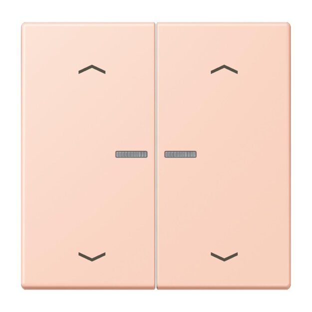 Jung LC102KO5P234 Wippe für Taster 2-fach mit Lichtleiter mit Pfeilsymbolen (Duroplast lackiert) LOcre Rouge Clair Les Couleurs® Le Corbusier
