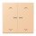 Jung LC102KO5P237 Wippe für Taster 2-fach mit Lichtleiter mit Pfeilsymbolen (Duroplast lackiert) Terre Sienne Claire 31 Les Couleurs® Le Corbusier