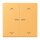 Jung LC102KO5P254 Wippe für Taster 2-fach mit Lichtleiter mit Pfeilsymbolen (Duroplast lackiert) Ocre Jaune Clair Les Couleurs® Le Corbusier