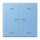 Jung LC102KO5P256 Wippe für Taster 2-fach mit Lichtleiter mit Pfeilsymbolen (Duroplast lackiert) Bleu Céruléen 59 Les Couleurs® Le Corbusier