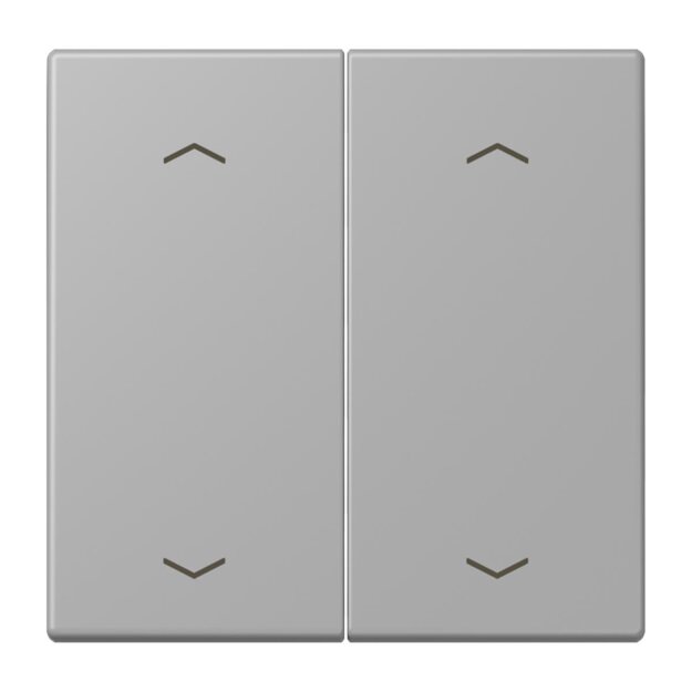 Jung LC102P204 Wippe mit Pfeilsymbolen für KNX Taster 2-fach (Duroplast lackiert) Gris Moyen Les Couleurs® Le Corbusier