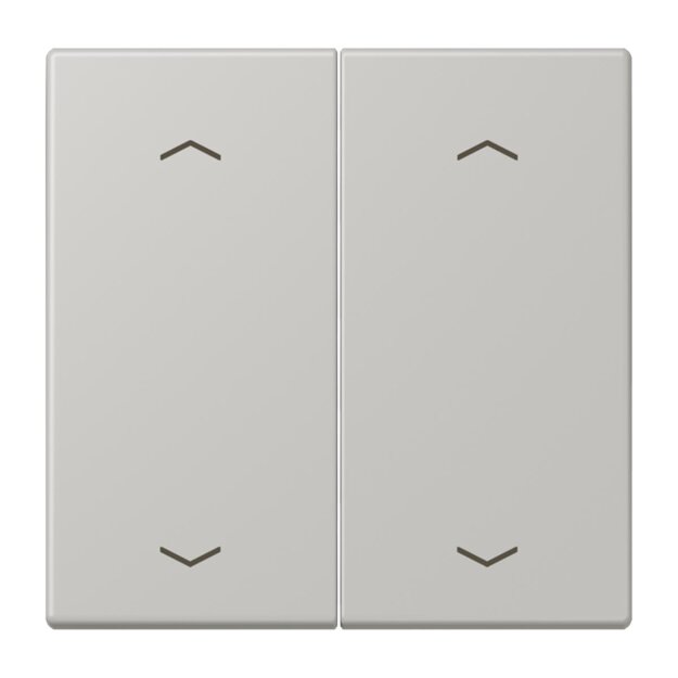 Jung LC102P205 Wippe mit Pfeilsymbolen für KNX Taster 2-fach (Duroplast lackiert) Gris Clair 31 Les Couleurs® Le Corbusier