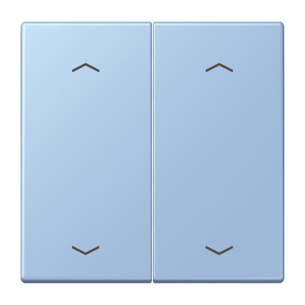 Jung LC102P207 Wippe mit Pfeilsymbolen für KNX Taster 2-fach (Duroplast lackiert) Outremer Moyen Les Couleurs® Le Corbusier