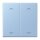 Jung LC102P207 Wippe mit Pfeilsymbolen für KNX Taster 2-fach (Duroplast lackiert) Outremer Moyen Les Couleurs® Le Corbusier